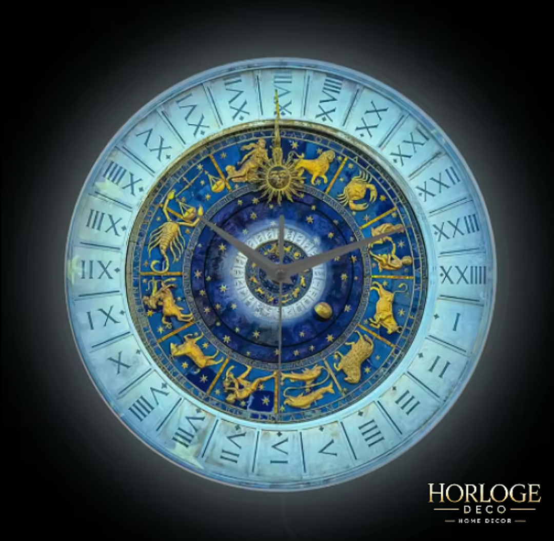 Horloge Murale Signe Du Zodiaque