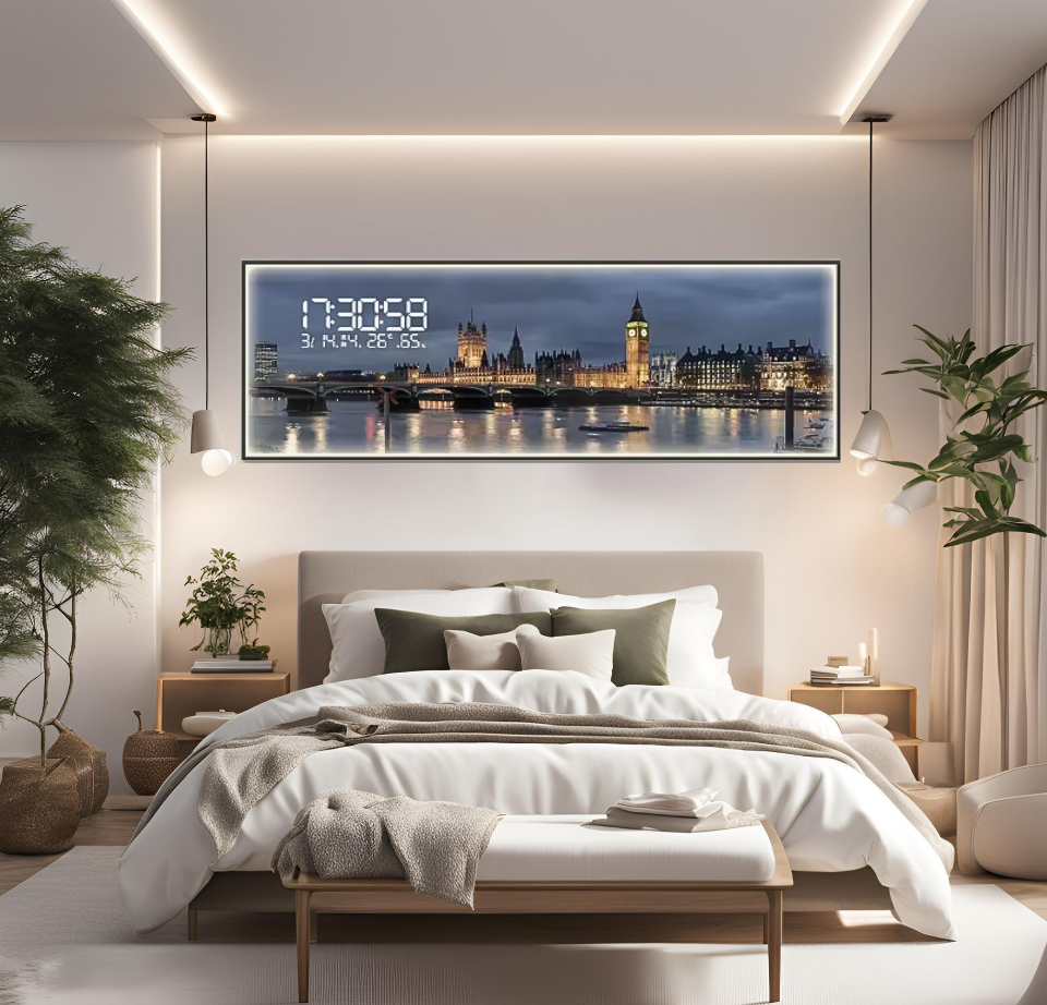 Horloge Murale Panorama Skyline Londres