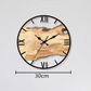 Horloge Murale Style Bois