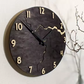 Horloge Murale Bois & Métal Ronde 30cm