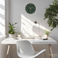 Horloge Murale Ronde Fleur 35 cm