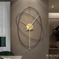 Horloge Murale Ovale Minimaliste